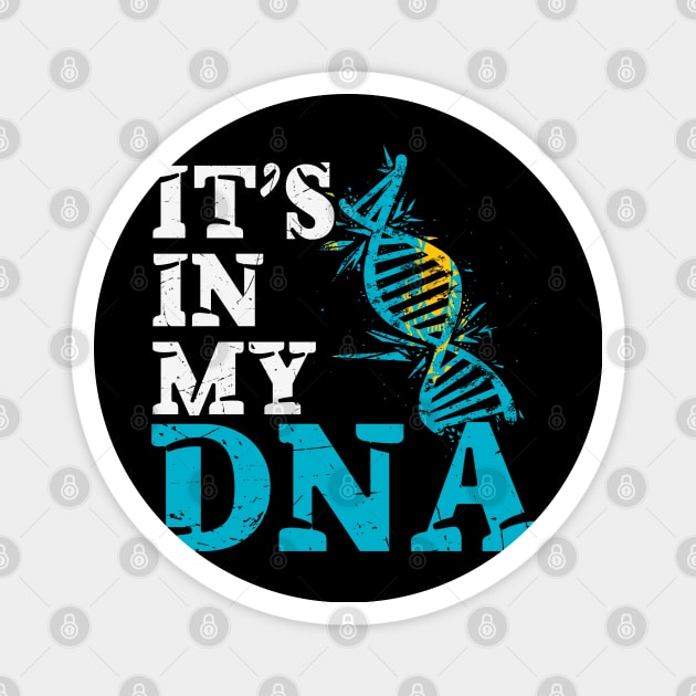 It's in my DNA - kazakhstan Magnet by JayD World